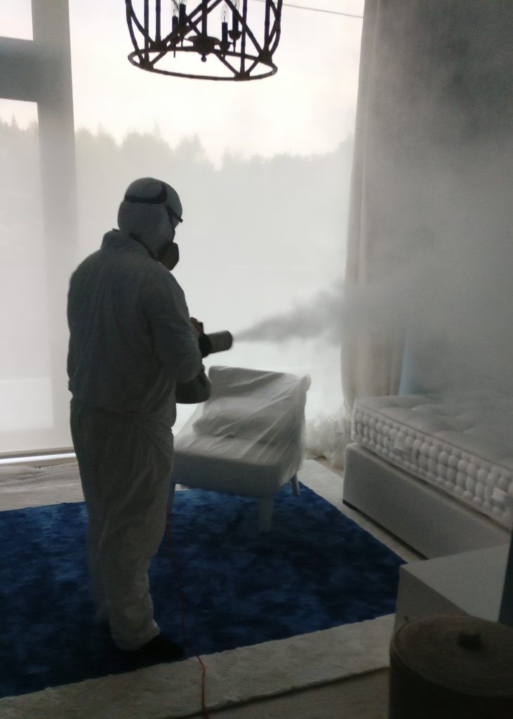 Сухой туман от запахов. Обработка сухим туманом в Новороссийске.